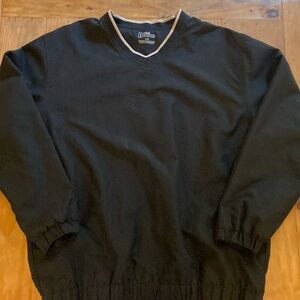 PGA golf black wind shirt